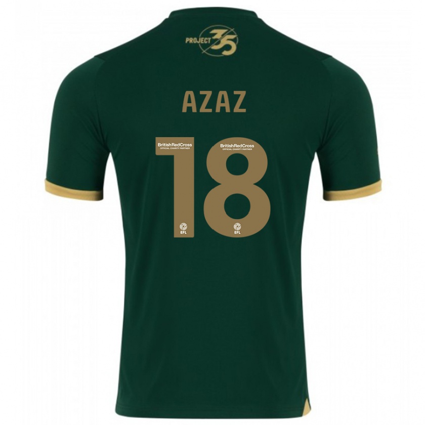 Kandiny Herren Finn Azaz #18 Grün Heimtrikot Trikot 2023/24 T-Shirt