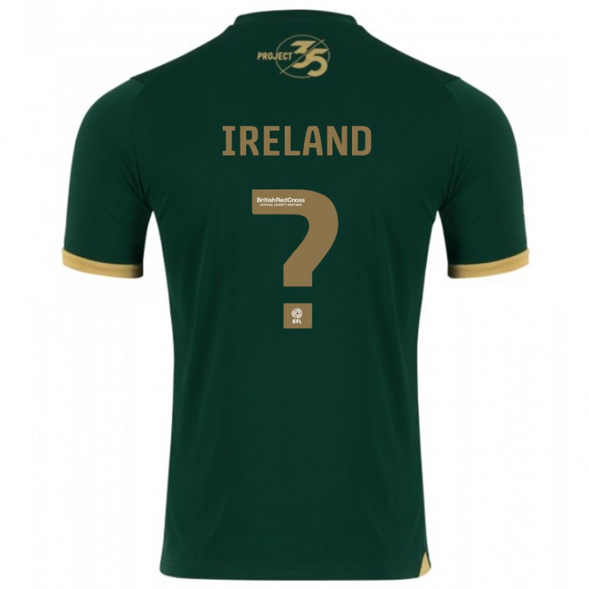 Kandiny Herren Jensen Ireland #0 Grün Heimtrikot Trikot 2023/24 T-Shirt