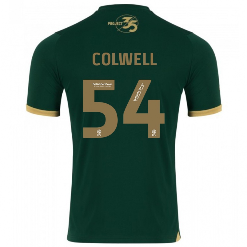 Kandiny Herren Lewis Colwell #54 Grün Heimtrikot Trikot 2023/24 T-Shirt