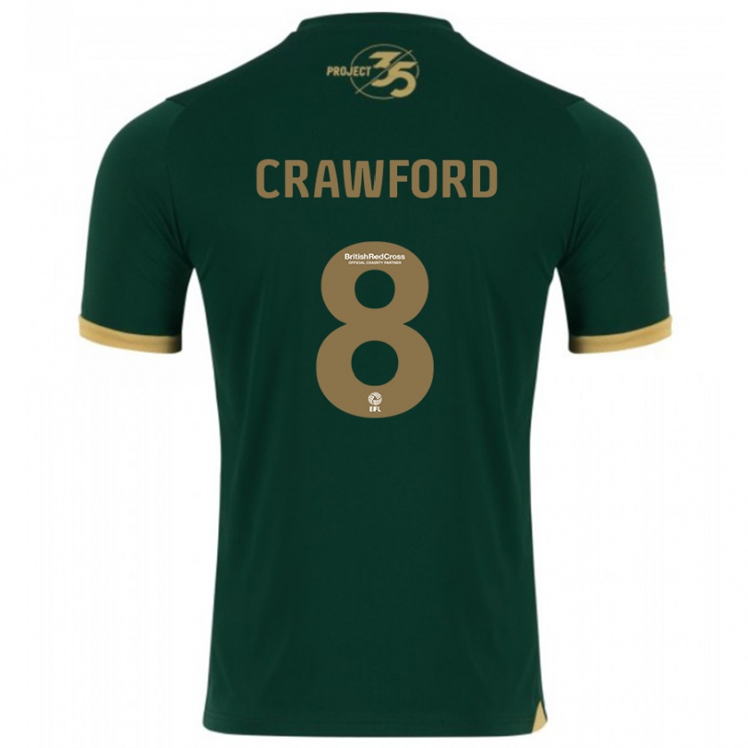 Kandiny Herren Imy Crawford #8 Grün Heimtrikot Trikot 2023/24 T-Shirt