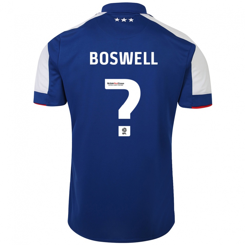 Kandiny Herren Ashton Boswell #0 Blau Heimtrikot Trikot 2023/24 T-Shirt