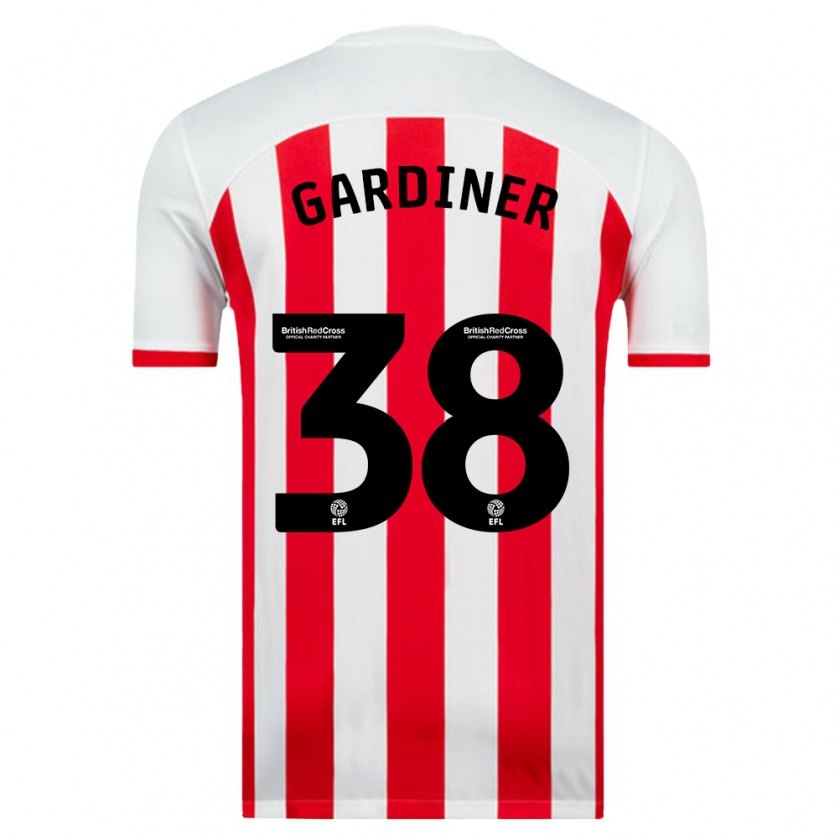 Kandiny Herren Harry Gardiner #38 Weiß Heimtrikot Trikot 2023/24 T-Shirt