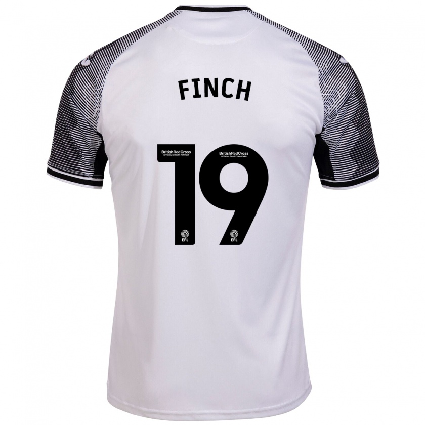 Kandiny Herren Lucy Finch #19 Weiß Heimtrikot Trikot 2023/24 T-Shirt