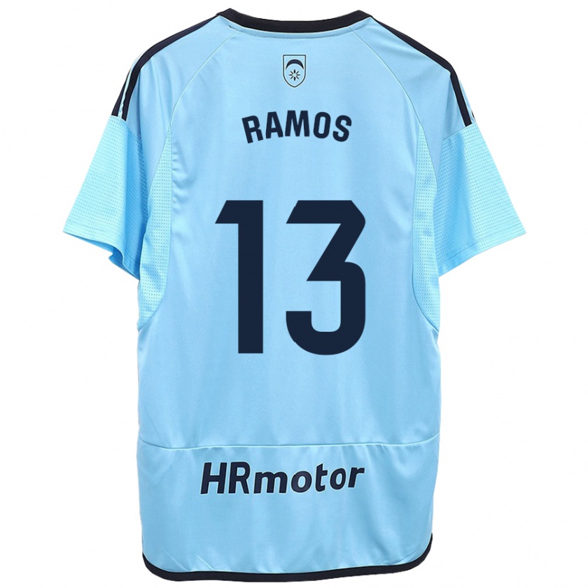 Kandiny Herren Darío Ramos #13 Blau Auswärtstrikot Trikot 2023/24 T-Shirt