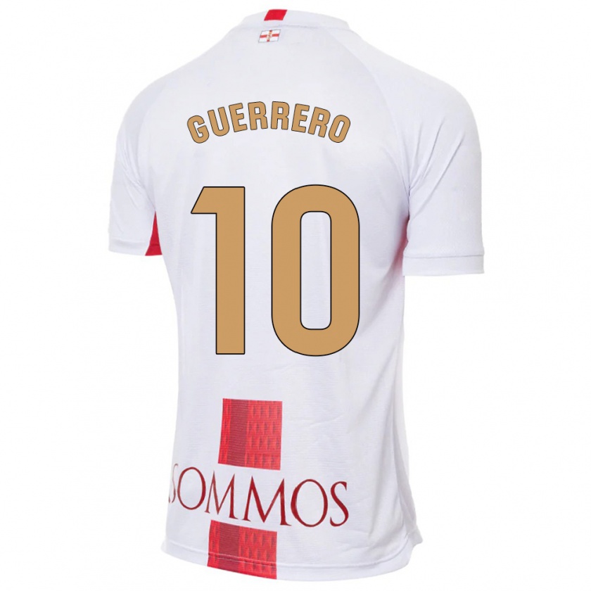 Kandiny Herren Fernando Guerrero #10 Weiß Auswärtstrikot Trikot 2023/24 T-Shirt
