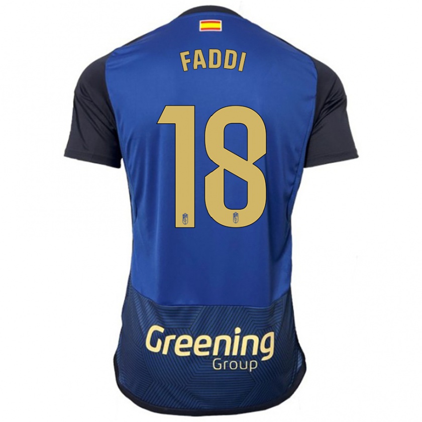 Kandiny Herren Inés Faddi #18 Marine Auswärtstrikot Trikot 2023/24 T-Shirt