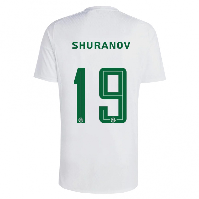 Kandiny Herren Erik Shuranov #19 Grün Blau Auswärtstrikot Trikot 2023/24 T-Shirt