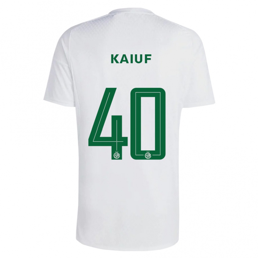 Kandiny Herren Sharif Kaiuf #40 Grün Blau Auswärtstrikot Trikot 2023/24 T-Shirt