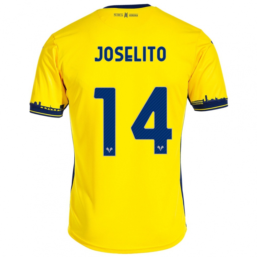 Kandiny Herren Joselito #14 Gelb Auswärtstrikot Trikot 2023/24 T-Shirt