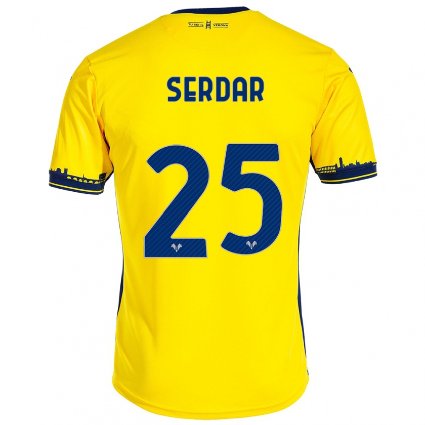 Kandiny Herren Suat Serdar #25 Gelb Auswärtstrikot Trikot 2023/24 T-Shirt