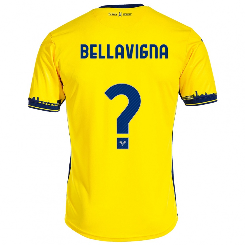 Kandiny Herren Marco Bellavigna #0 Gelb Auswärtstrikot Trikot 2023/24 T-Shirt