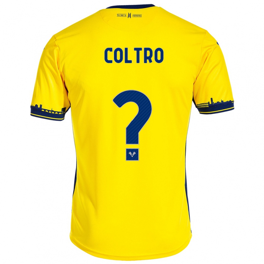 Kandiny Herren Christian Coltro #0 Gelb Auswärtstrikot Trikot 2023/24 T-Shirt