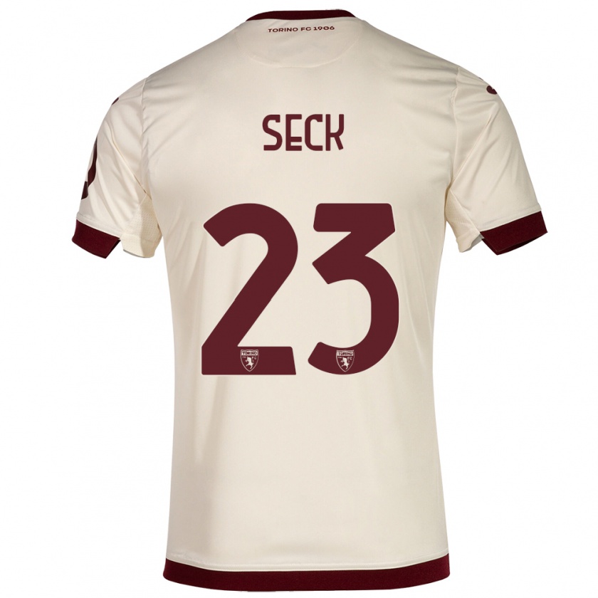 Kandiny Herren Demba Seck #23 Sekt Auswärtstrikot Trikot 2023/24 T-Shirt