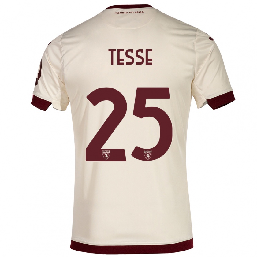 Kandiny Herren Manuela Tesse #25 Sekt Auswärtstrikot Trikot 2023/24 T-Shirt