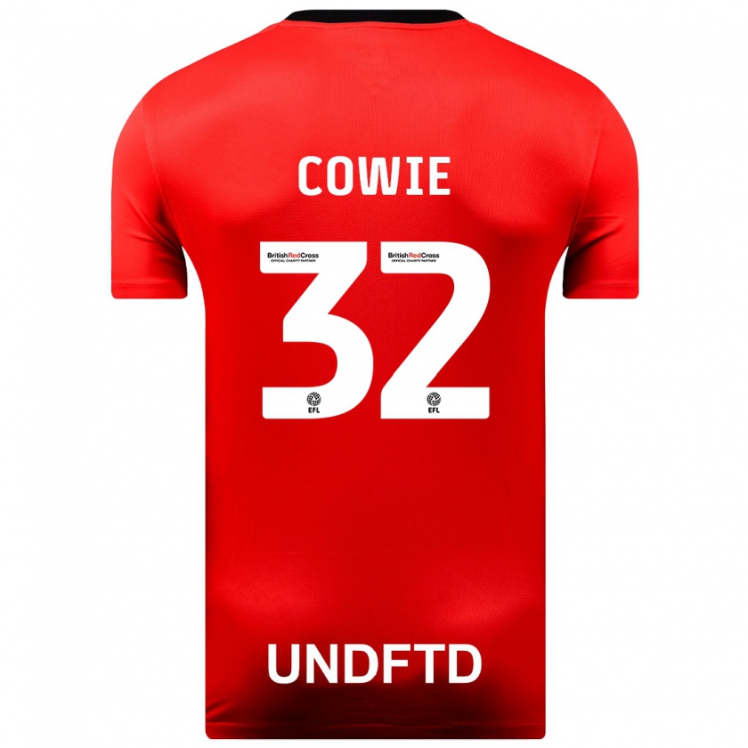 Kandiny Herren Abbie Cowie #32 Rot Auswärtstrikot Trikot 2023/24 T-Shirt