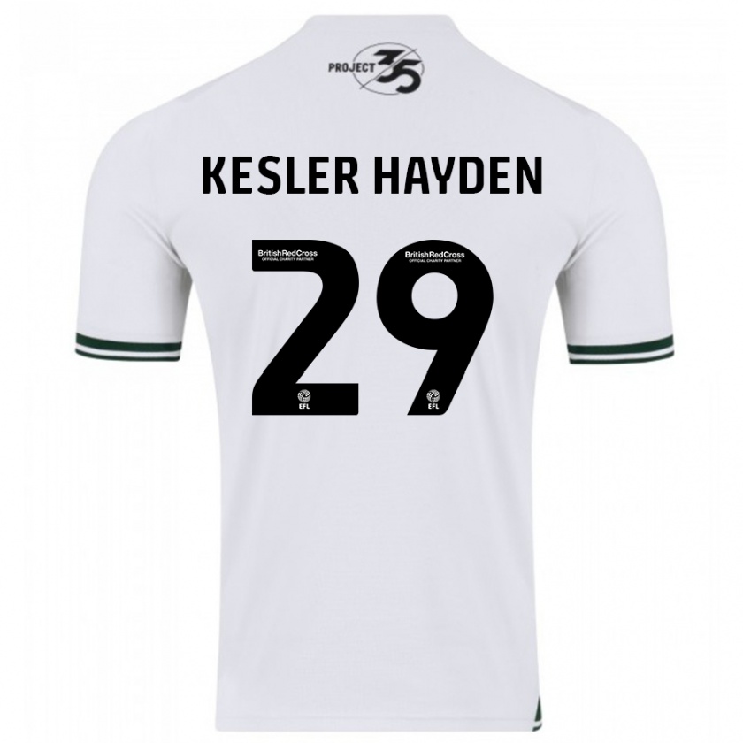 Kandiny Herren Kaine Kesler-Hayden #29 Weiß Auswärtstrikot Trikot 2023/24 T-Shirt