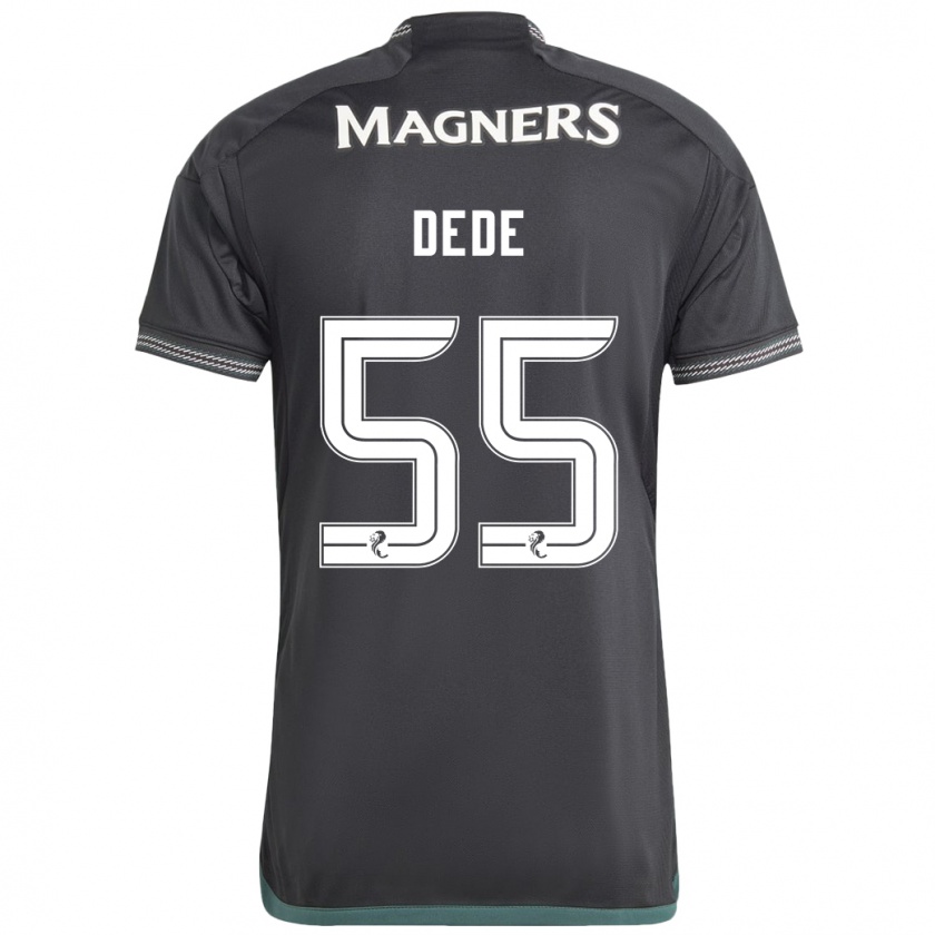 Kandiny Herren Josh Dede #55 Schwarz Auswärtstrikot Trikot 2023/24 T-Shirt