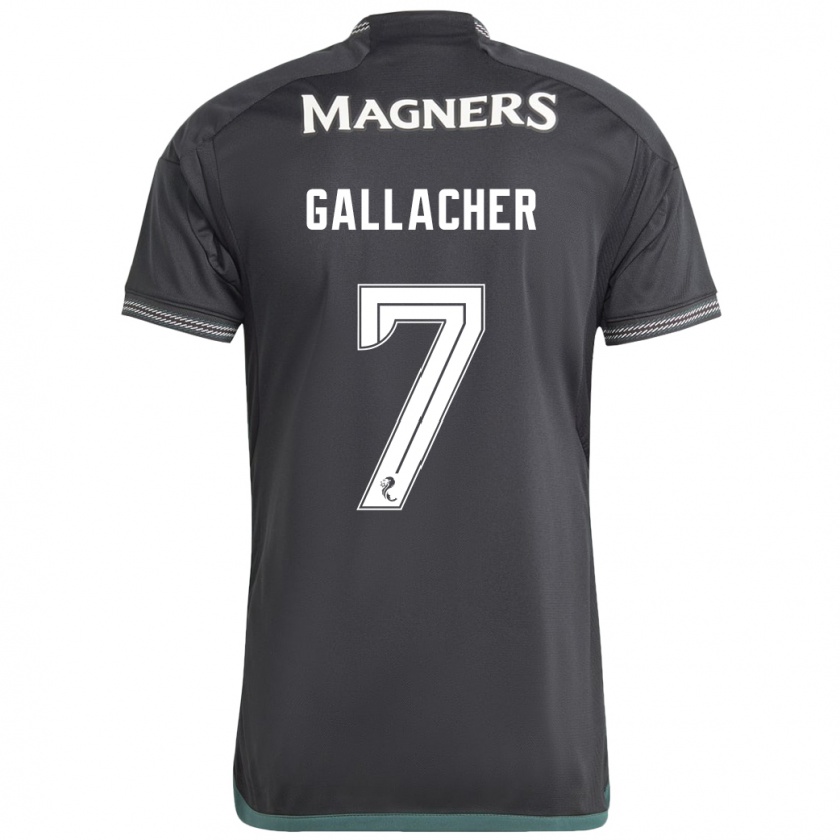 Kandiny Herren Amy Gallacher #7 Schwarz Auswärtstrikot Trikot 2023/24 T-Shirt