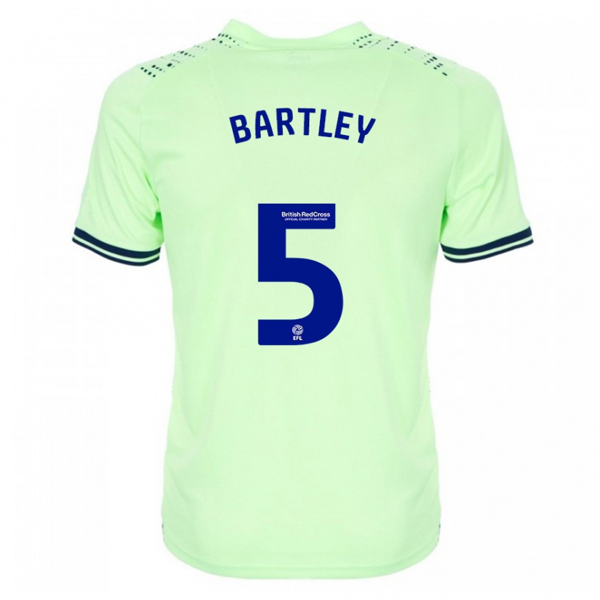 Kandiny Herren Kyle Bartley #5 Marine Auswärtstrikot Trikot 2023/24 T-Shirt