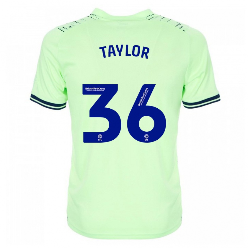 Kandiny Herren Caleb Taylor #36 Marine Auswärtstrikot Trikot 2023/24 T-Shirt