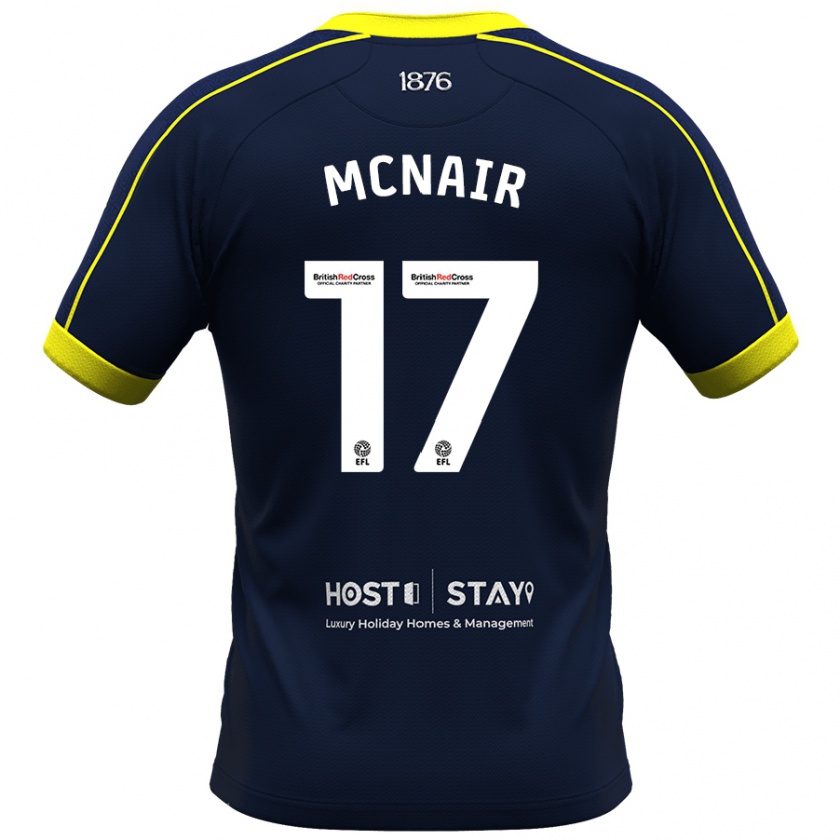 Kandiny Herren Paddy Mcnair #17 Marine Auswärtstrikot Trikot 2023/24 T-Shirt