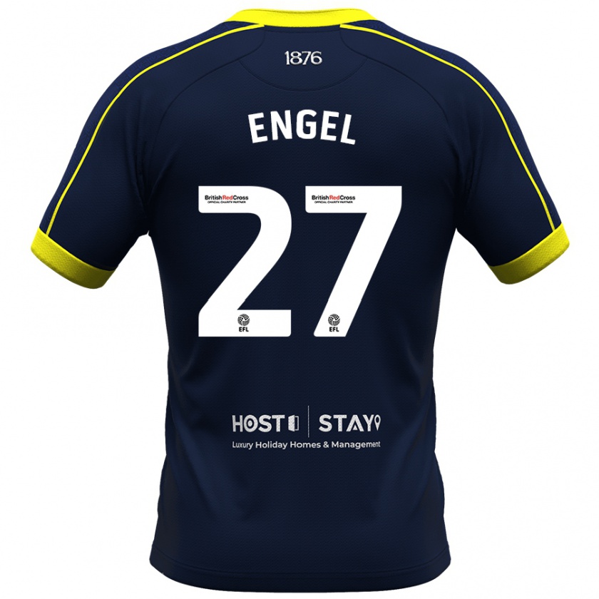 Kandiny Herren Lukas Engel #27 Marine Auswärtstrikot Trikot 2023/24 T-Shirt