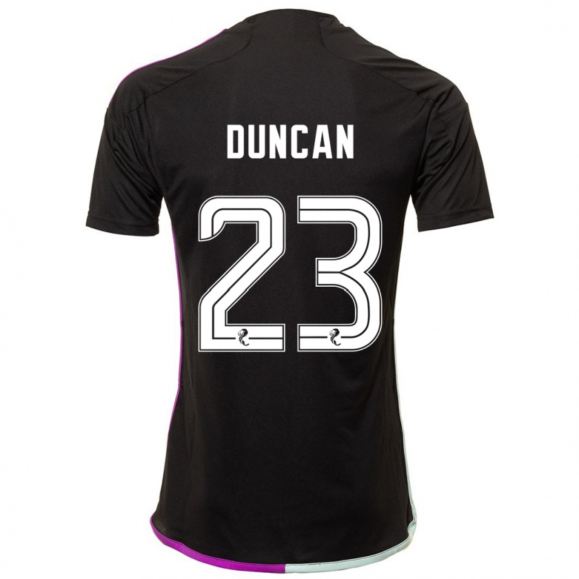 Kandiny Herren Ryan Duncan #23 Schwarz Auswärtstrikot Trikot 2023/24 T-Shirt