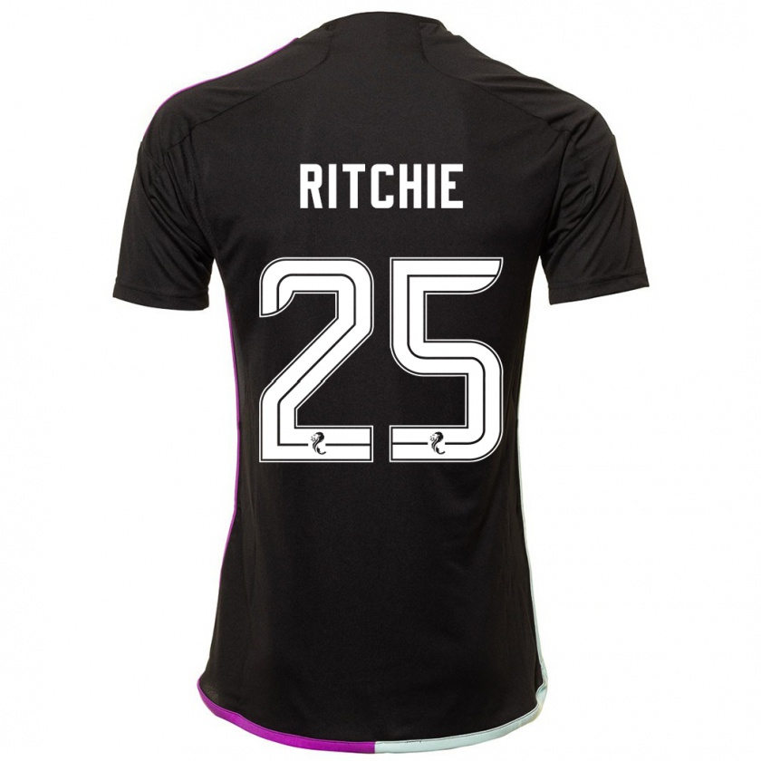 Kandiny Herren Tom Ritchie #25 Schwarz Auswärtstrikot Trikot 2023/24 T-Shirt