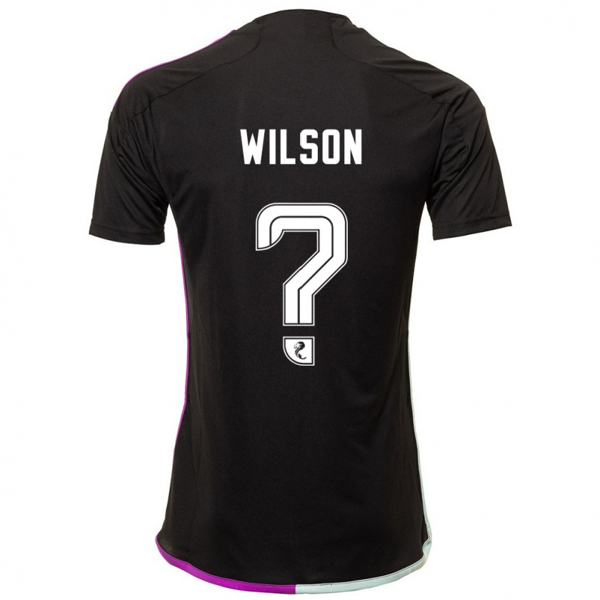 Kandiny Herren Cameron Wilson #0 Schwarz Auswärtstrikot Trikot 2023/24 T-Shirt