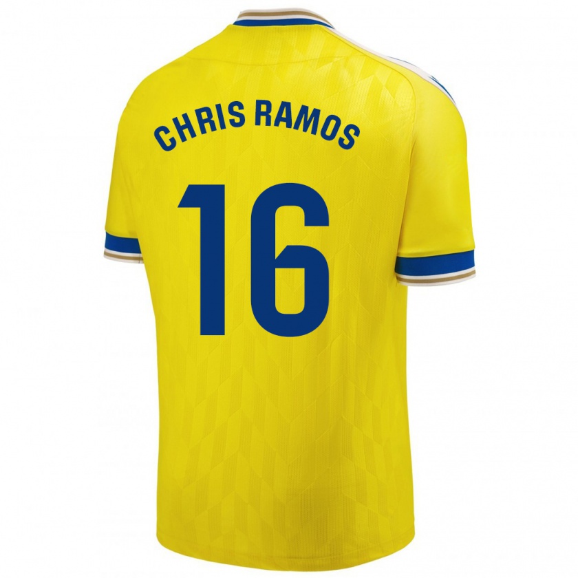 Kandiny Damen Chris Ramos #16 Gelb Heimtrikot Trikot 2023/24 T-Shirt