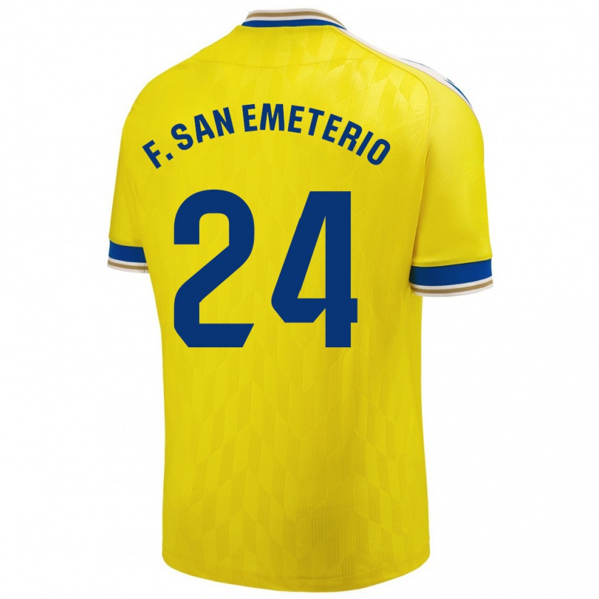 Kandiny Damen Fede San Emeterio #24 Gelb Heimtrikot Trikot 2023/24 T-Shirt