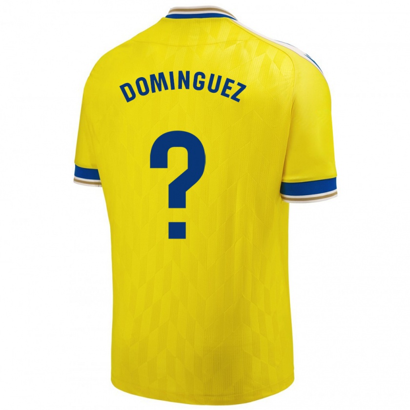 Kandiny Damen Rubén Domínguez #0 Gelb Heimtrikot Trikot 2023/24 T-Shirt