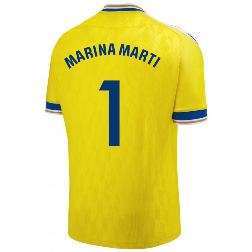 Kandiny Damen Marina Martí #1 Gelb Heimtrikot Trikot 2023/24 T-Shirt