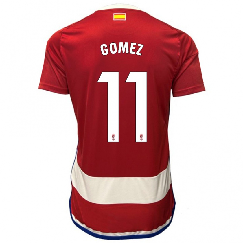 Kandiny Damen Andrea Gómez #11 Rot Heimtrikot Trikot 2023/24 T-Shirt