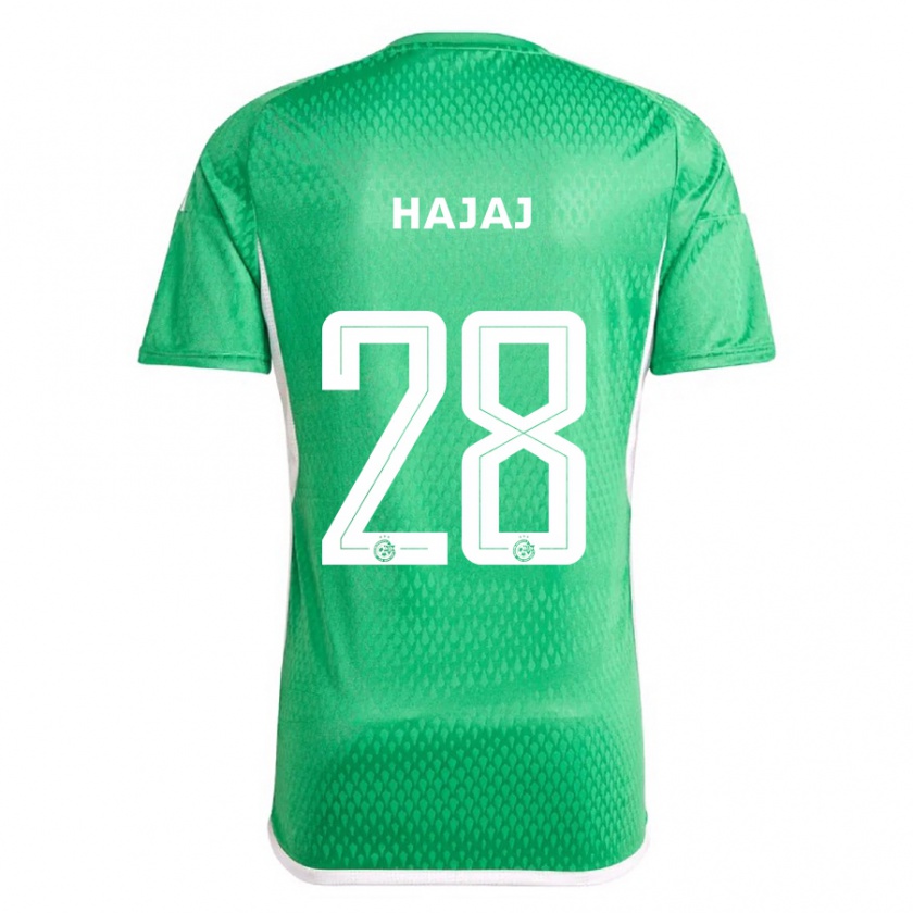 Kandiny Damen Ilay Hajaj #28 Weiß Blau Heimtrikot Trikot 2023/24 T-Shirt