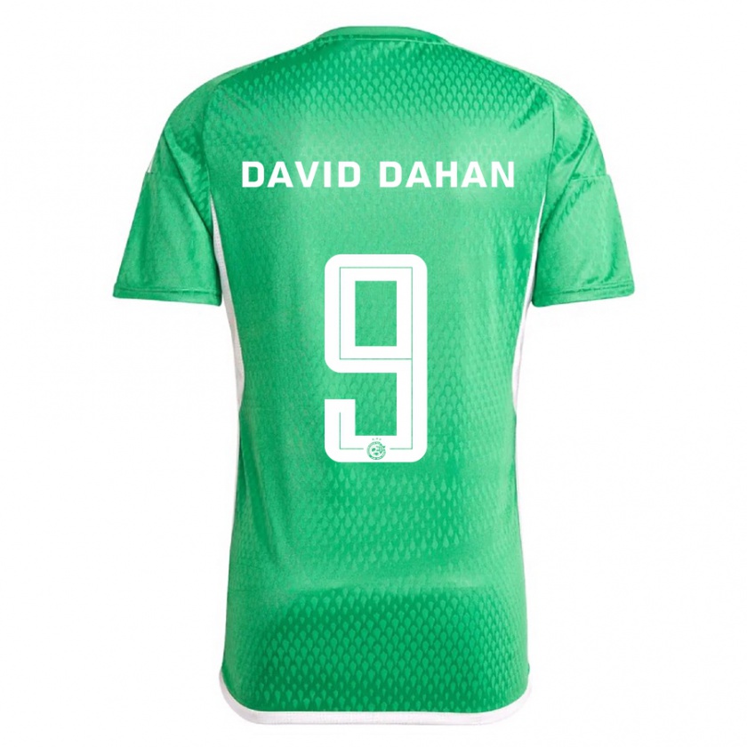 Kandiny Damen Omer David Dahan #9 Weiß Blau Heimtrikot Trikot 2023/24 T-Shirt