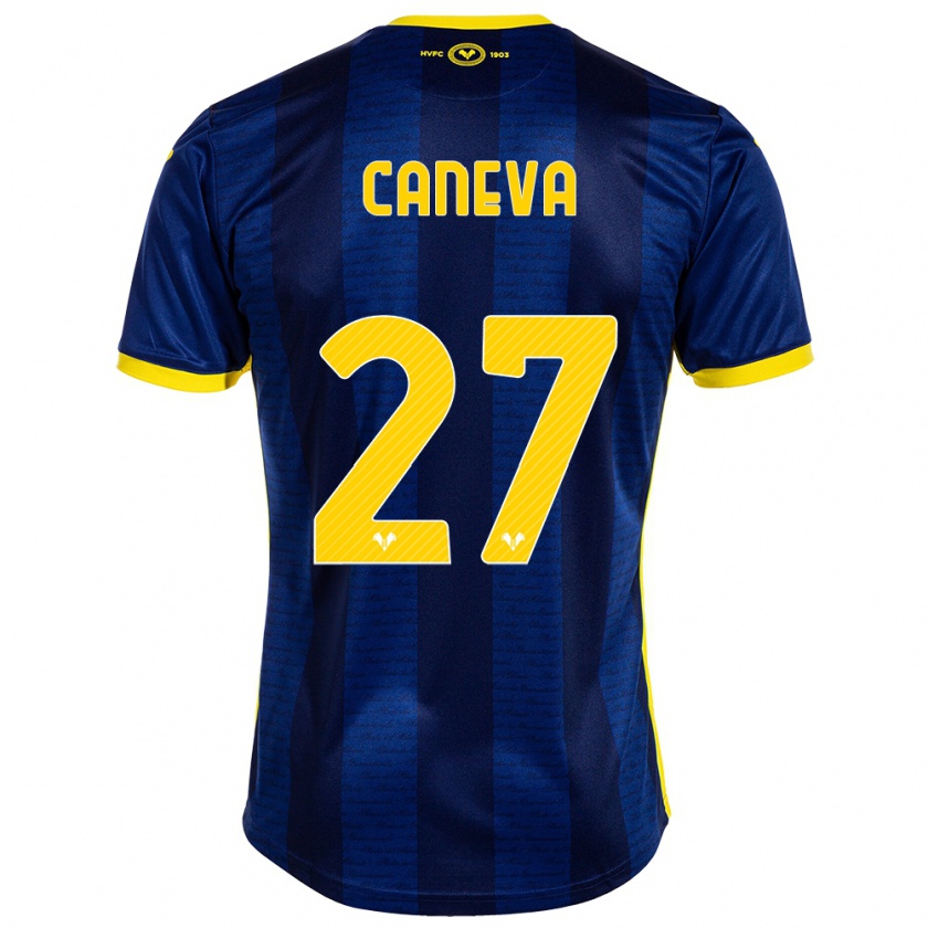 Kandiny Damen Elia Caneva #27 Marine Heimtrikot Trikot 2023/24 T-Shirt