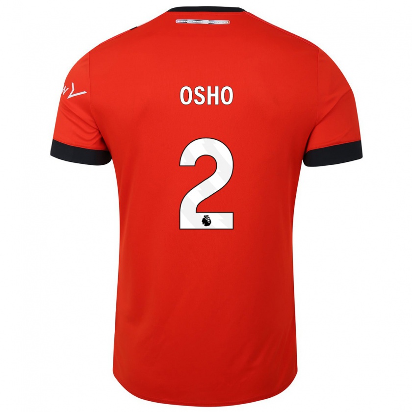 Kandiny Damen Gabriel Osho #2 Rot Heimtrikot Trikot 2023/24 T-Shirt