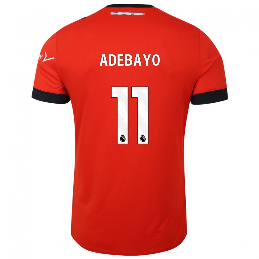 Kandiny Damen Elijah Adebayo #11 Rot Heimtrikot Trikot 2023/24 T-Shirt