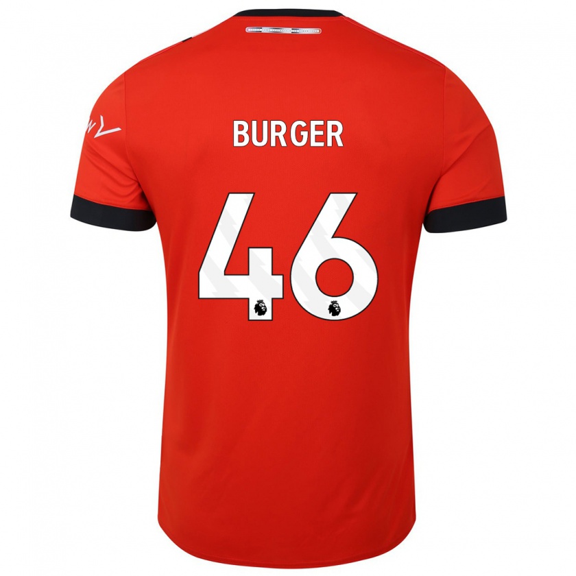 Kandiny Damen Jake Burger #46 Rot Heimtrikot Trikot 2023/24 T-Shirt