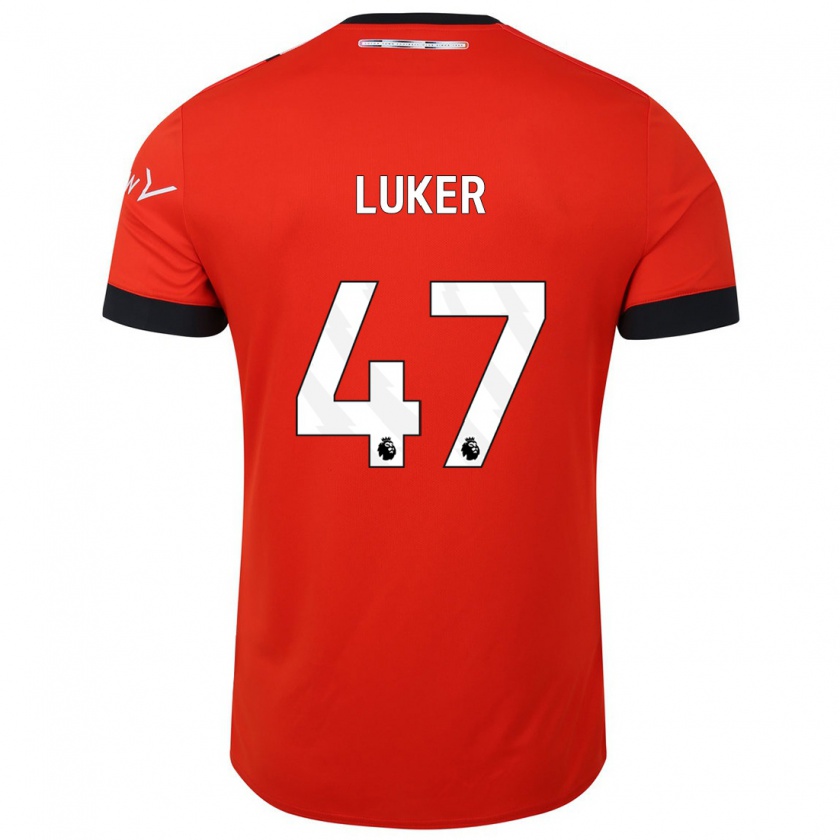 Kandiny Damen Jayden Luker #47 Rot Heimtrikot Trikot 2023/24 T-Shirt