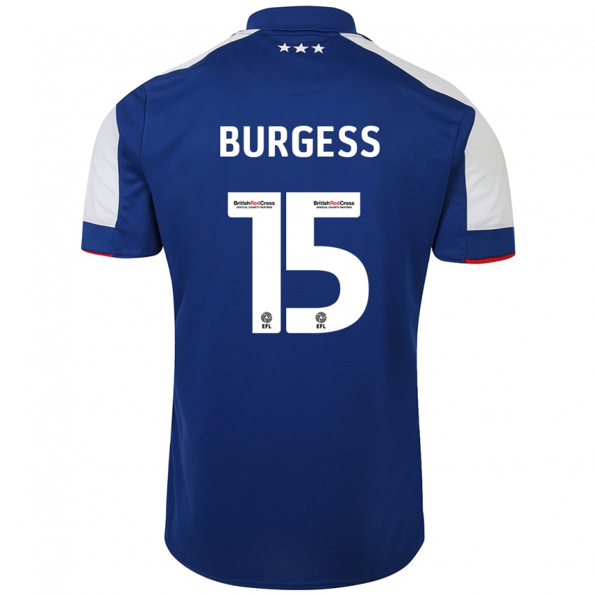 Kandiny Damen Cameron Burgess #15 Blau Heimtrikot Trikot 2023/24 T-Shirt