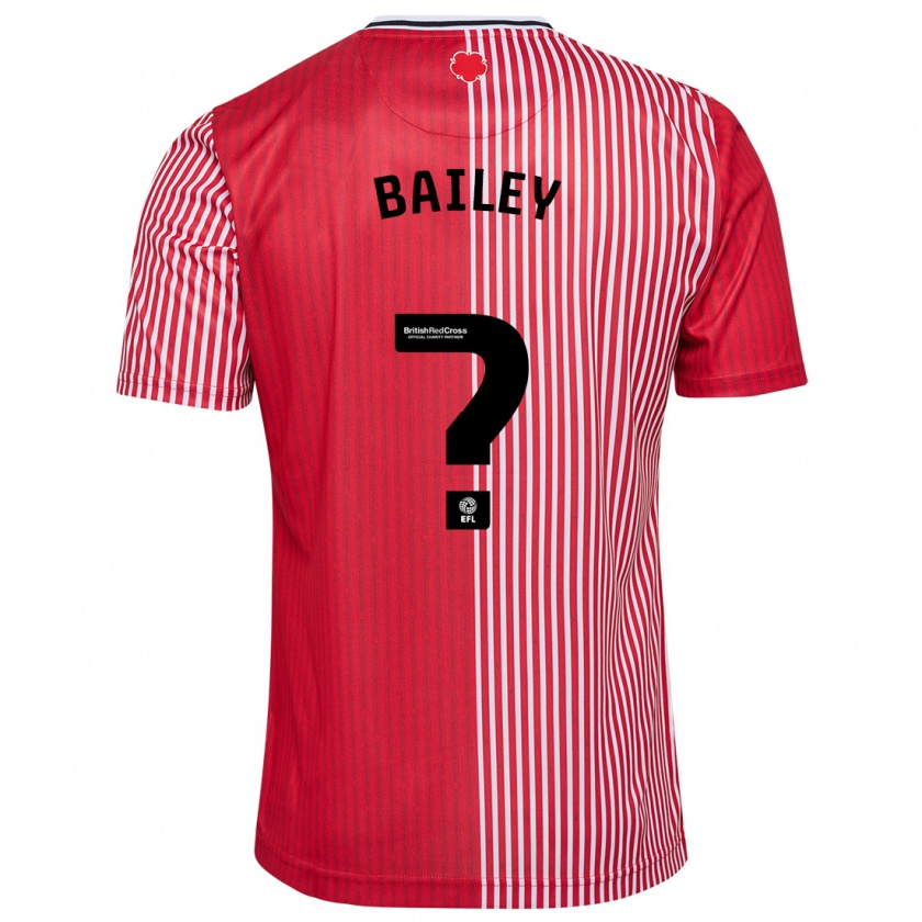 Kandiny Damen Isaac Bailey #0 Rot Heimtrikot Trikot 2023/24 T-Shirt