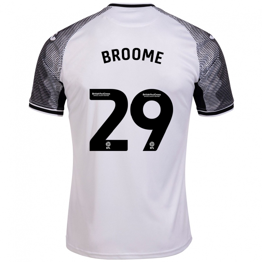 Kandiny Damen Nathan Broome #29 Weiß Heimtrikot Trikot 2023/24 T-Shirt