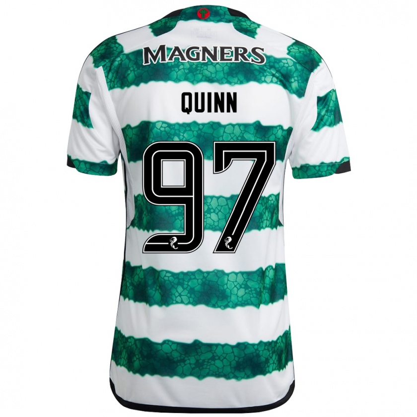 Kandiny Damen Ben Quinn #97 Grün Heimtrikot Trikot 2023/24 T-Shirt