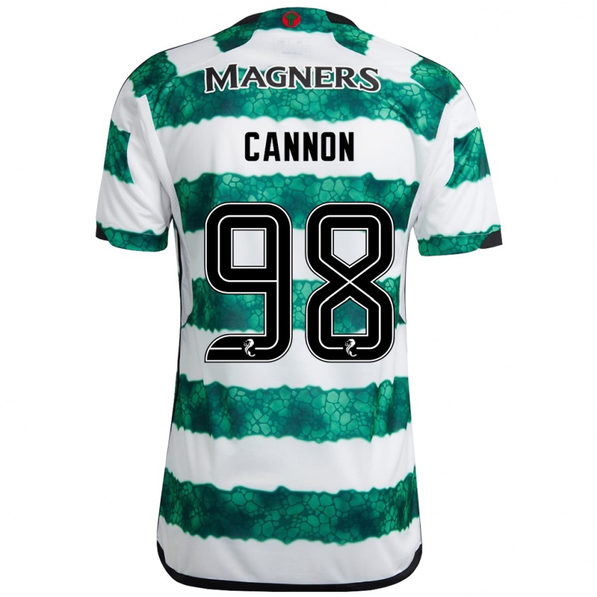 Kandiny Damen Aidan Cannon #98 Grün Heimtrikot Trikot 2023/24 T-Shirt