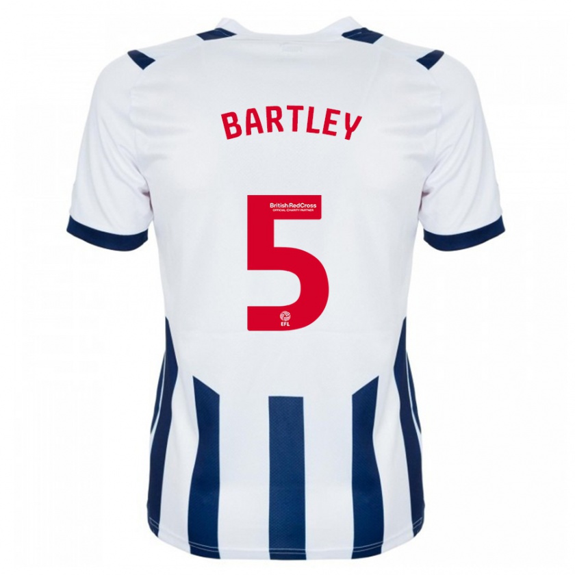 Kandiny Damen Kyle Bartley #5 Weiß Heimtrikot Trikot 2023/24 T-Shirt