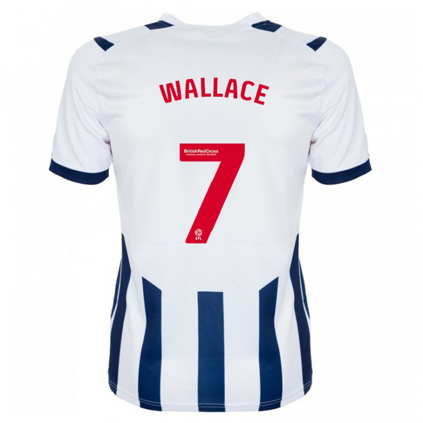 Kandiny Damen Jed Wallace #7 Weiß Heimtrikot Trikot 2023/24 T-Shirt