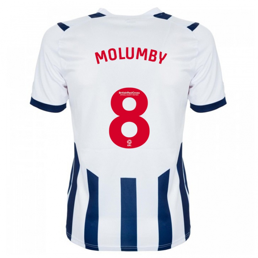 Kandiny Damen Jayson Molumby #8 Weiß Heimtrikot Trikot 2023/24 T-Shirt