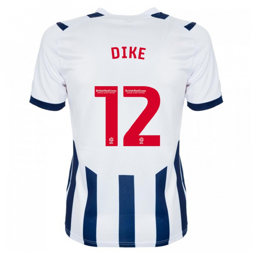 Kandiny Damen Daryl Dike #12 Weiß Heimtrikot Trikot 2023/24 T-Shirt